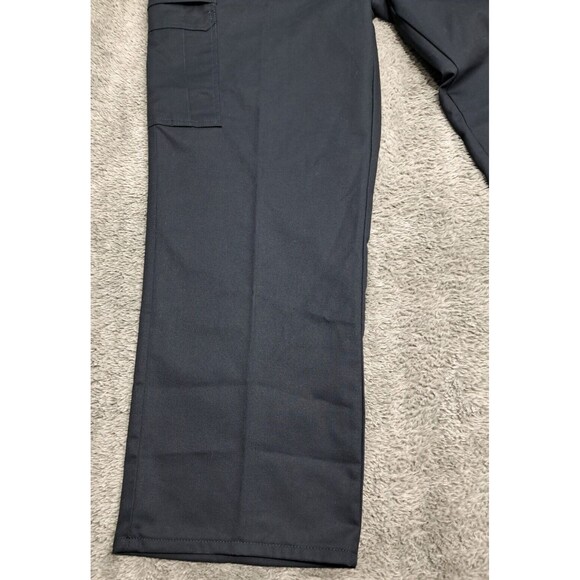 New Dickies Size 44 Flex Relaxed Fit Cargo Work Pants Black Uniform Straight Leg - Picture 6 of 16